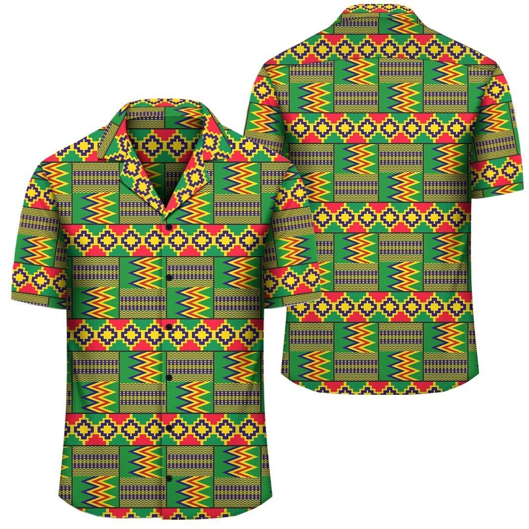 Africa Hawaiian Shirt – Kente Hawaiian Shirt Ingenious Seamless