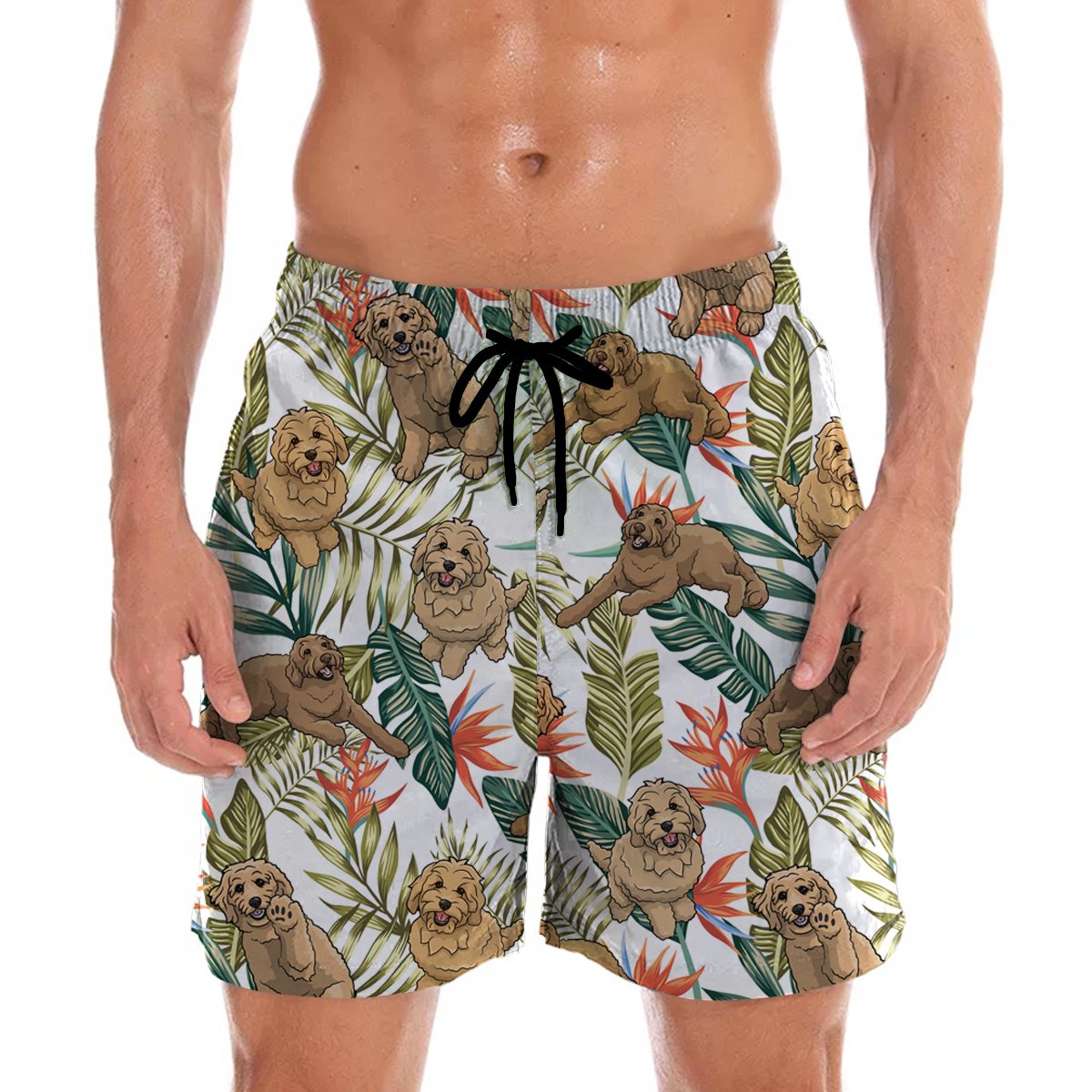 Goldendoodle Hawaii Shorts Ha9203