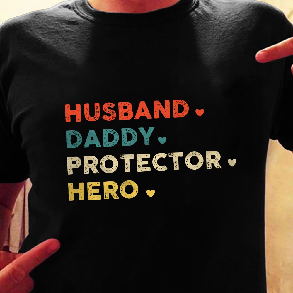 Couple Husband Wife Daddy T Shirt TID DB2517 81O58