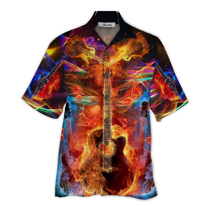 Guitar All Over Printed Hawaiian Shirt Ha58849