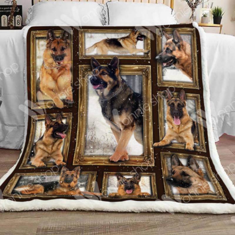 German Shepherd Sherpa Blanket DCB1101 85O34