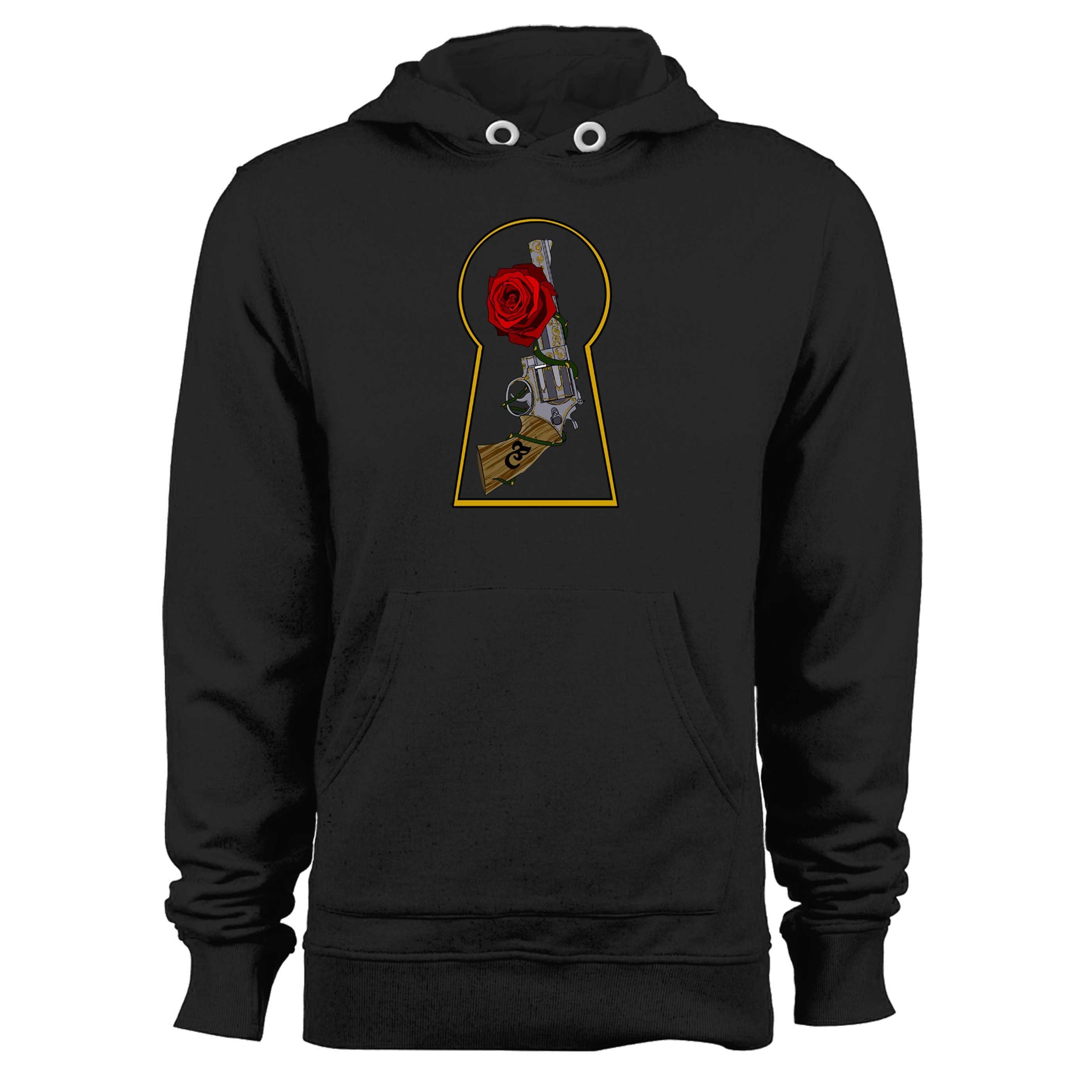 Dark Tower Gun And Flower Unisex Hoodie