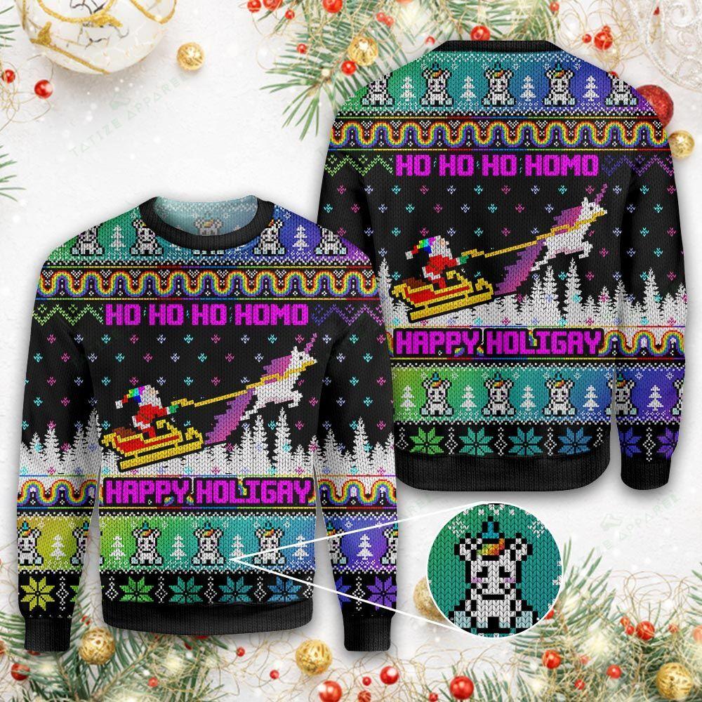 Lgbt Ugly Christmas Sweater | For Men & Women | Adult | Us6156