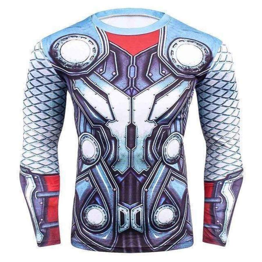 THOR Superhero Compression Shirt for Men (Long Sleeve)