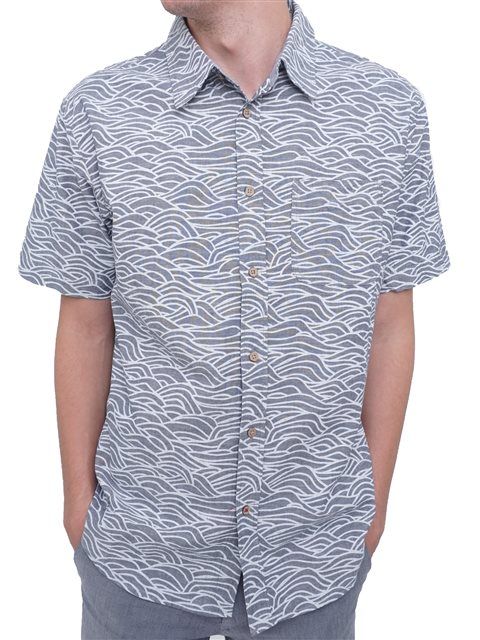 Waves Indigo Multicolor Unique Design Hawaiian Shirt Dhc1806960