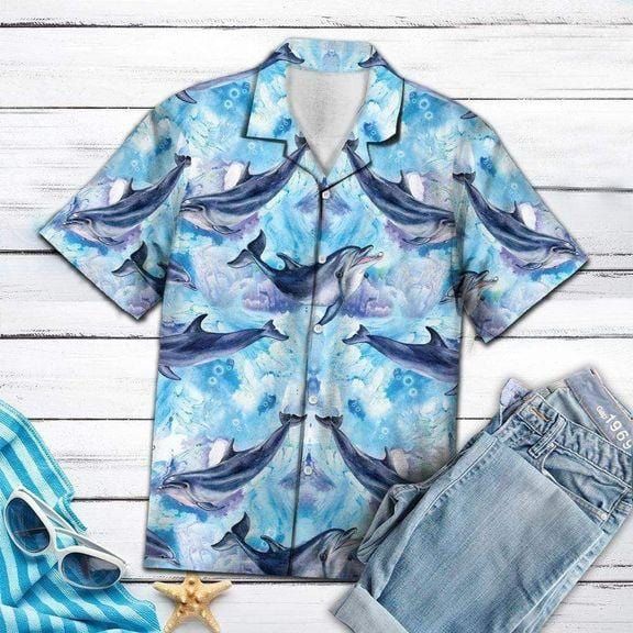 Felacia Dolphin Blue Sea Summer Vibe Hawaii Aloha Ha31697