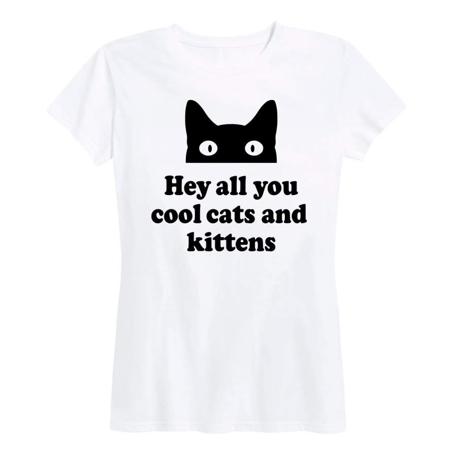 Cool Cats And Kittens – Women’s Short Sleeve T-Shirt