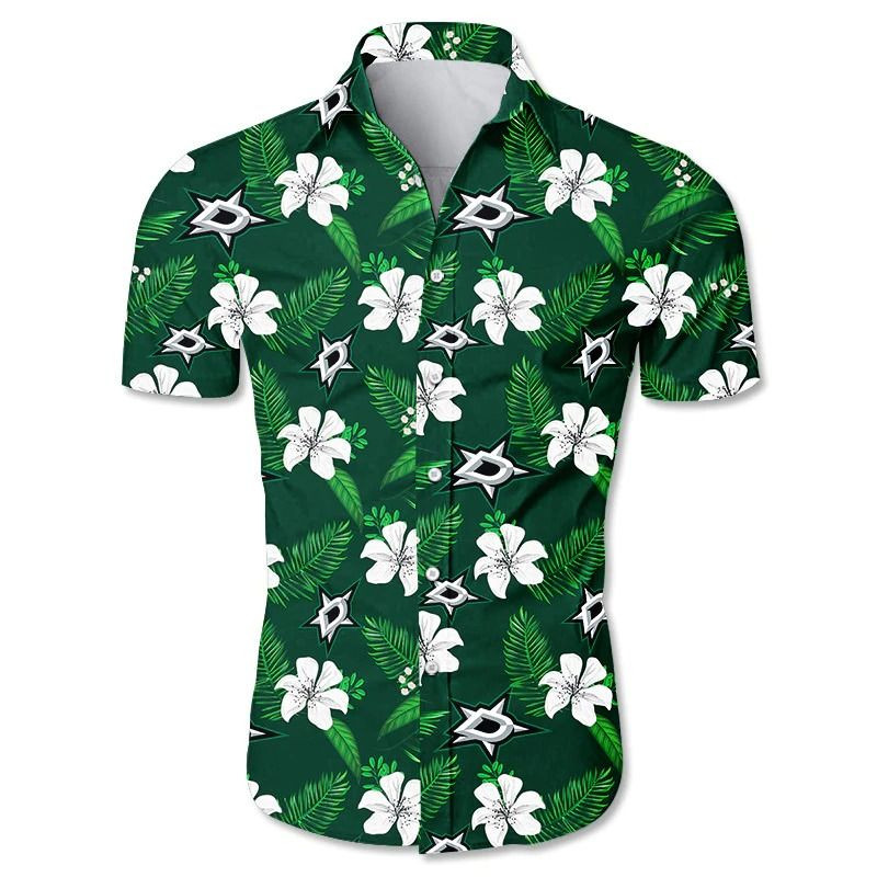 Dallas Stars Hawaii Shirt Short Sleeve For Summer Ha95122