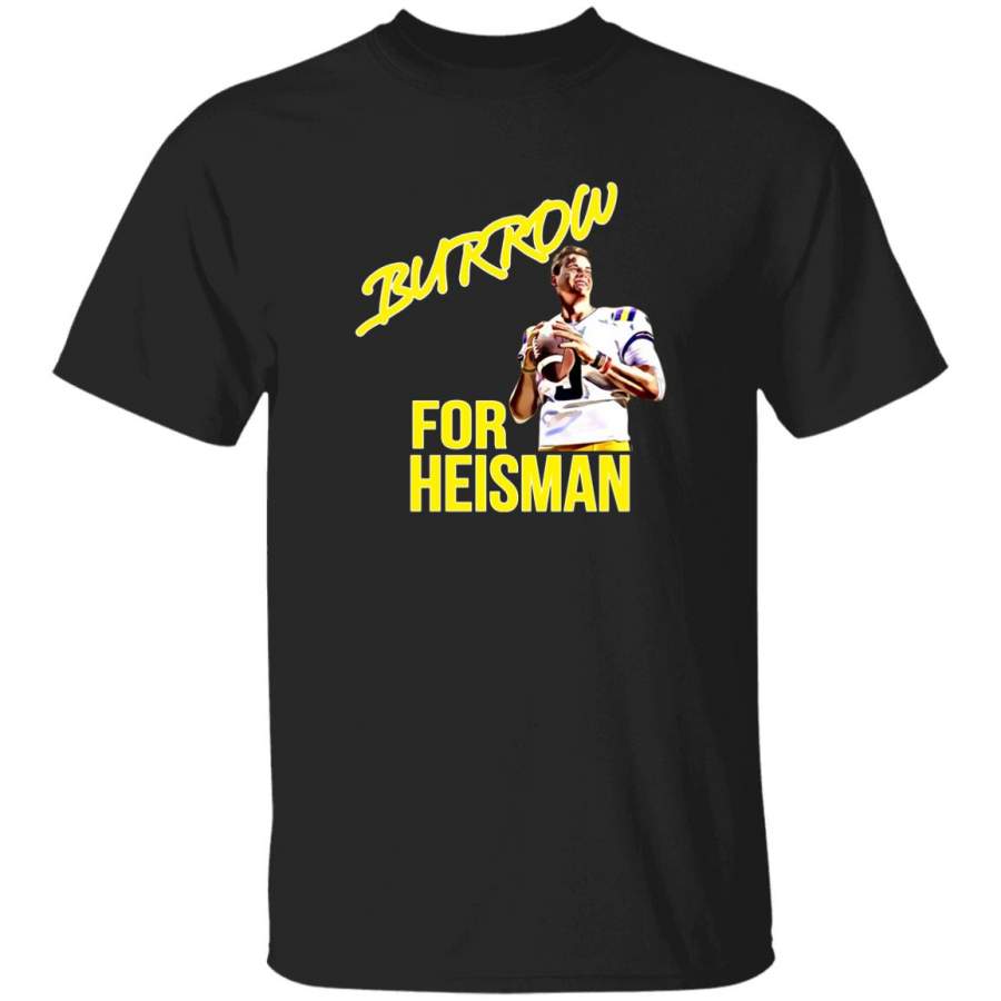 Joe burrow heisman t shirt Joe Burrow Fot Heisman LSU Tigers Shirts blue navy black