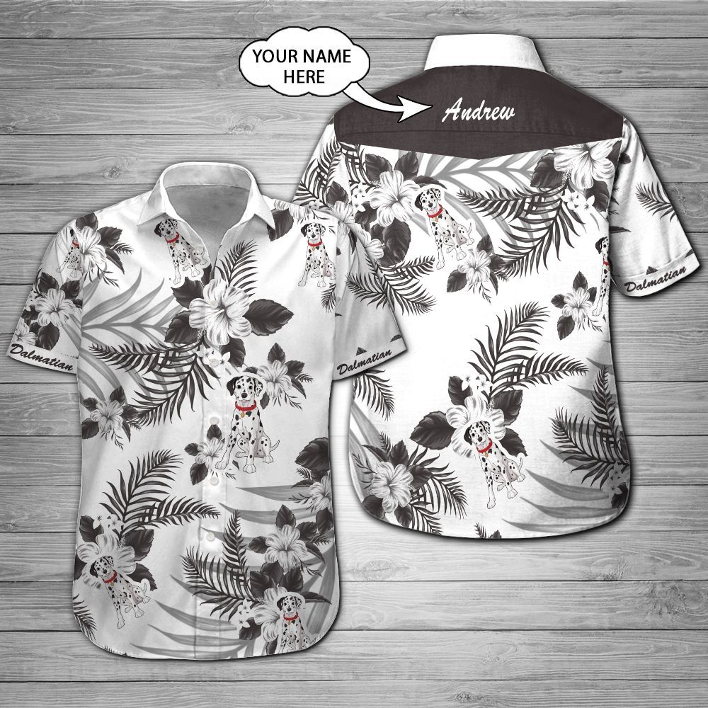 Dalmatian Custom Name Hawaii Shirt 201 Ha69056