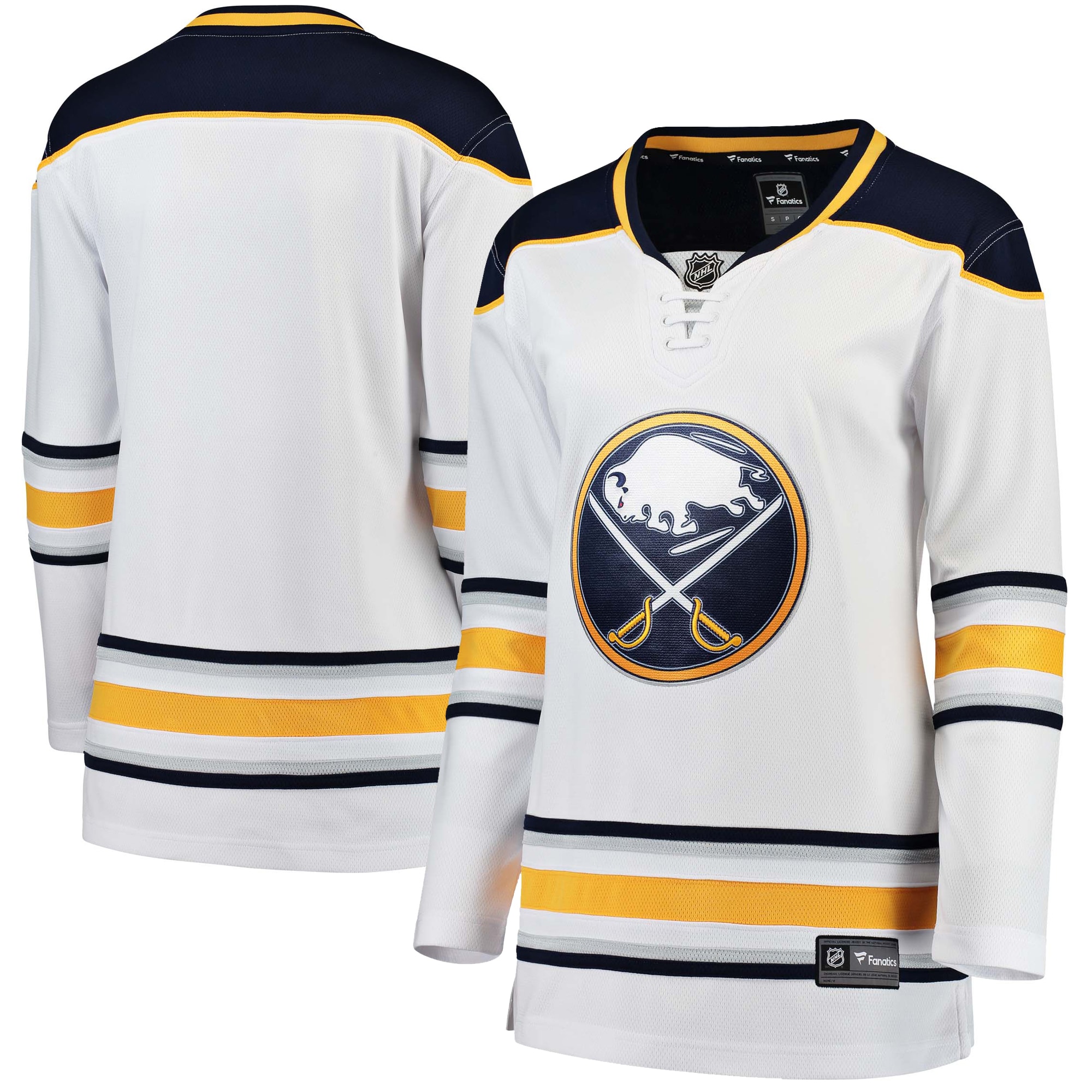 Women's Buffalo Sabres White Away Breakaway Jersey