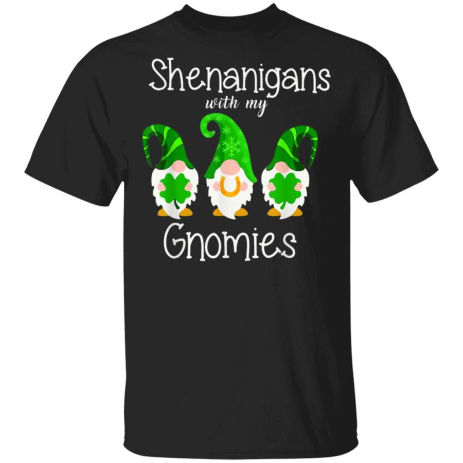 Shenanigans With My Gnomies Shamrock-Clover St. Patrick’s T Shirt