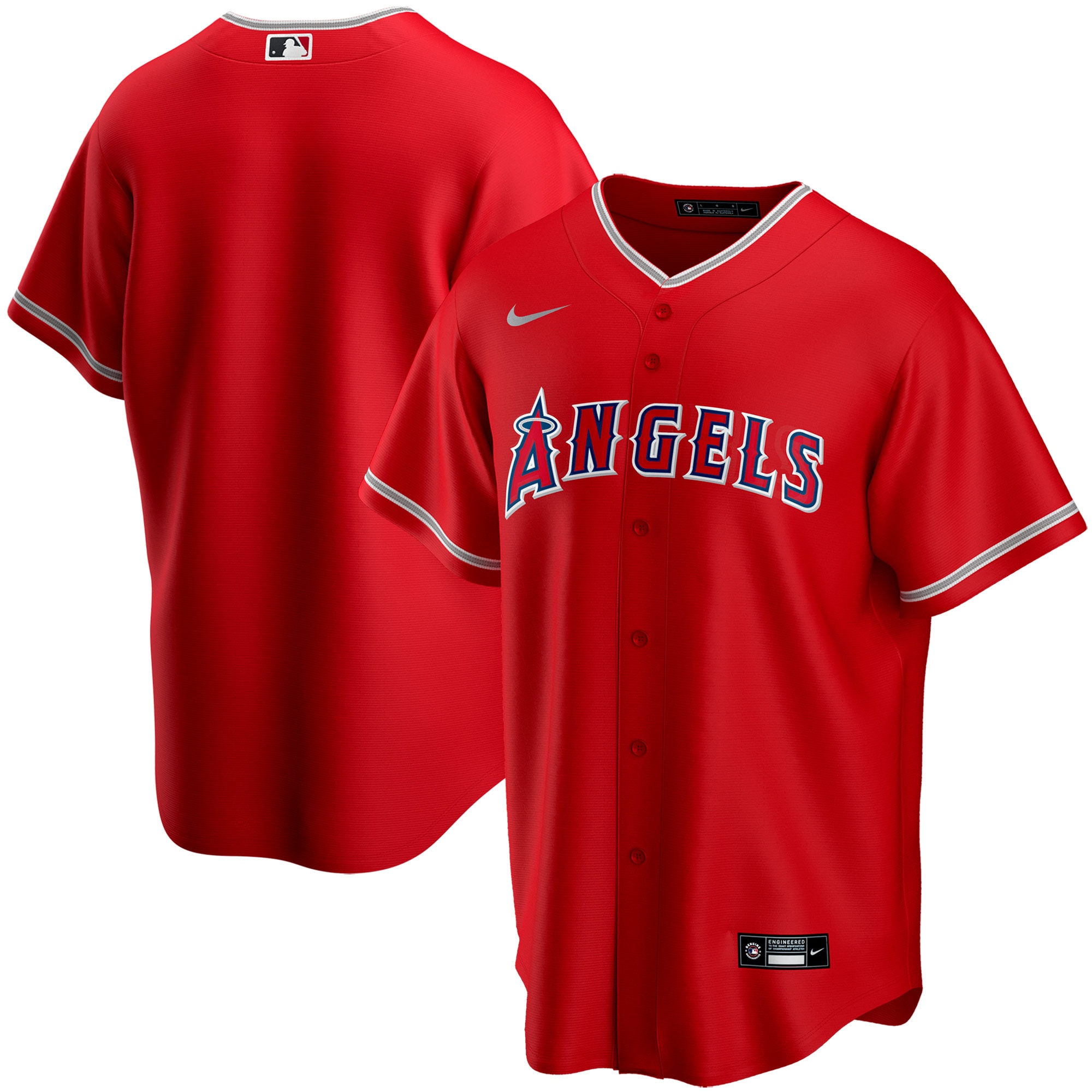 Los Angeles Angels Youth Alternate Replica Team Jersey – Red