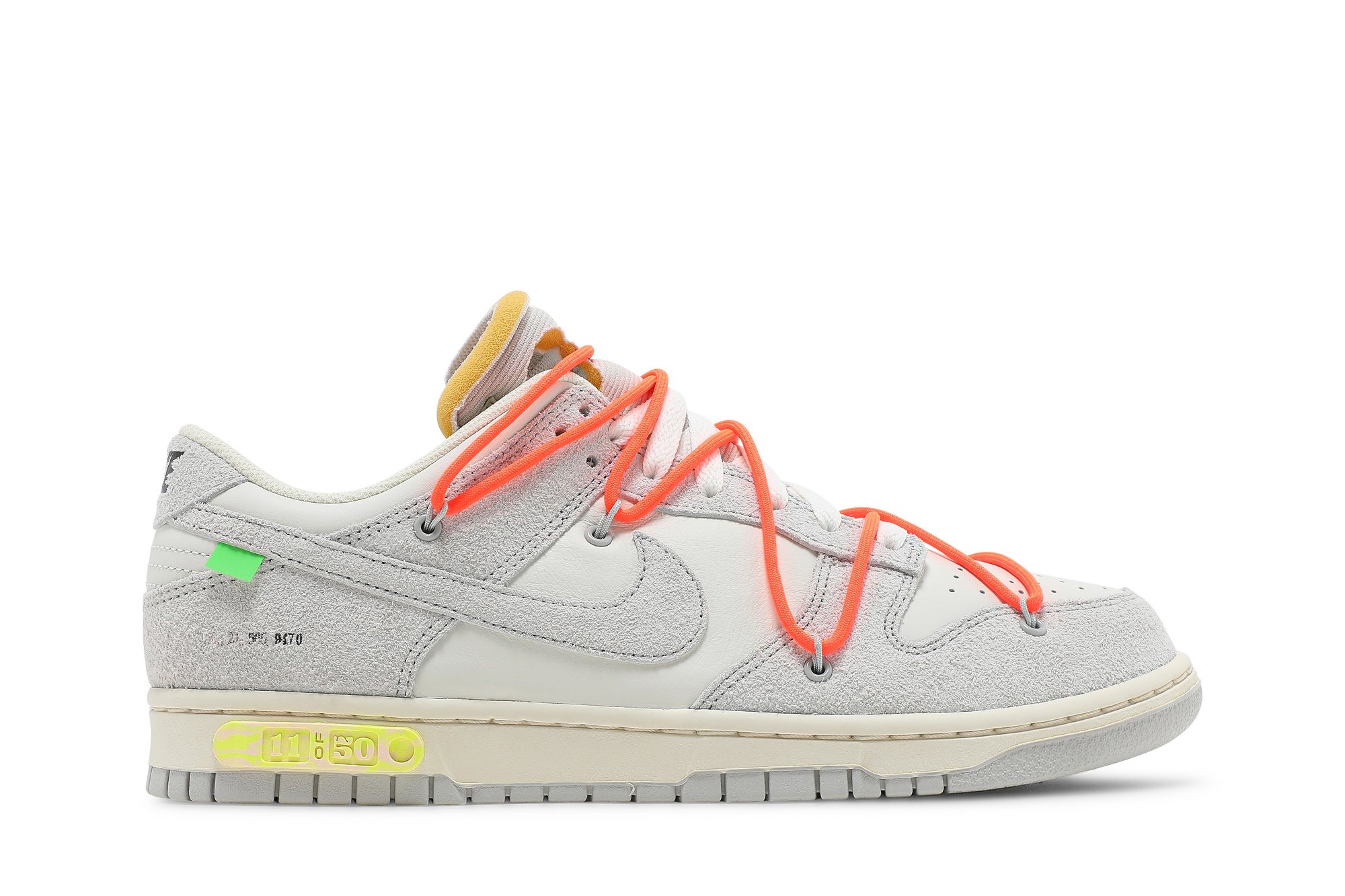 Nike Dunk Low Off-White Lot 11 – Kohlrabis 195240903546