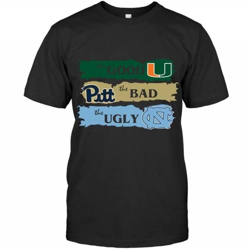 Miami Hurricanes The Good The Bad The Ugly Fan T Shirt