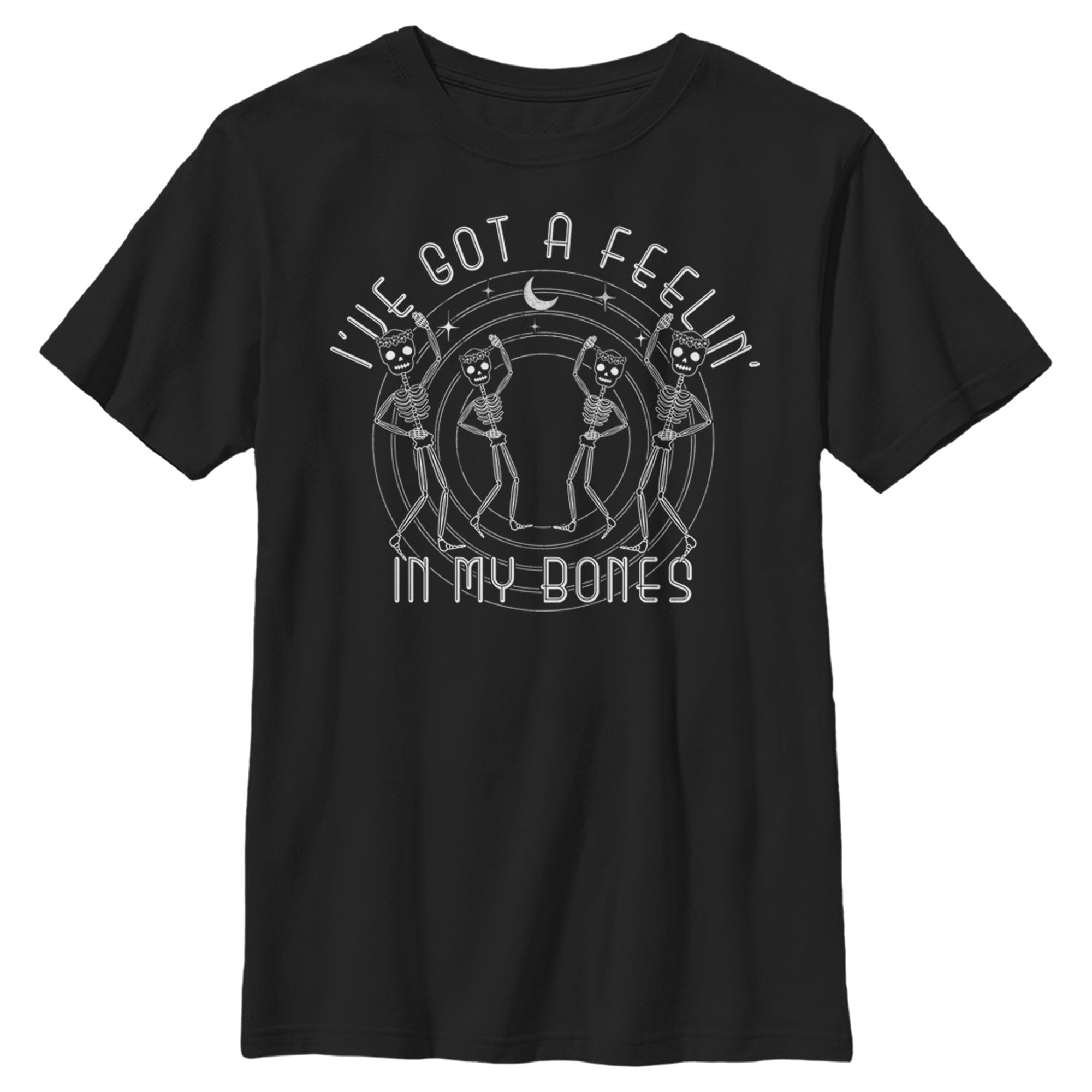 Lost Gods Boy’S Halloween I’Ve Got A Feelin’ In My Bones  T-Shirt