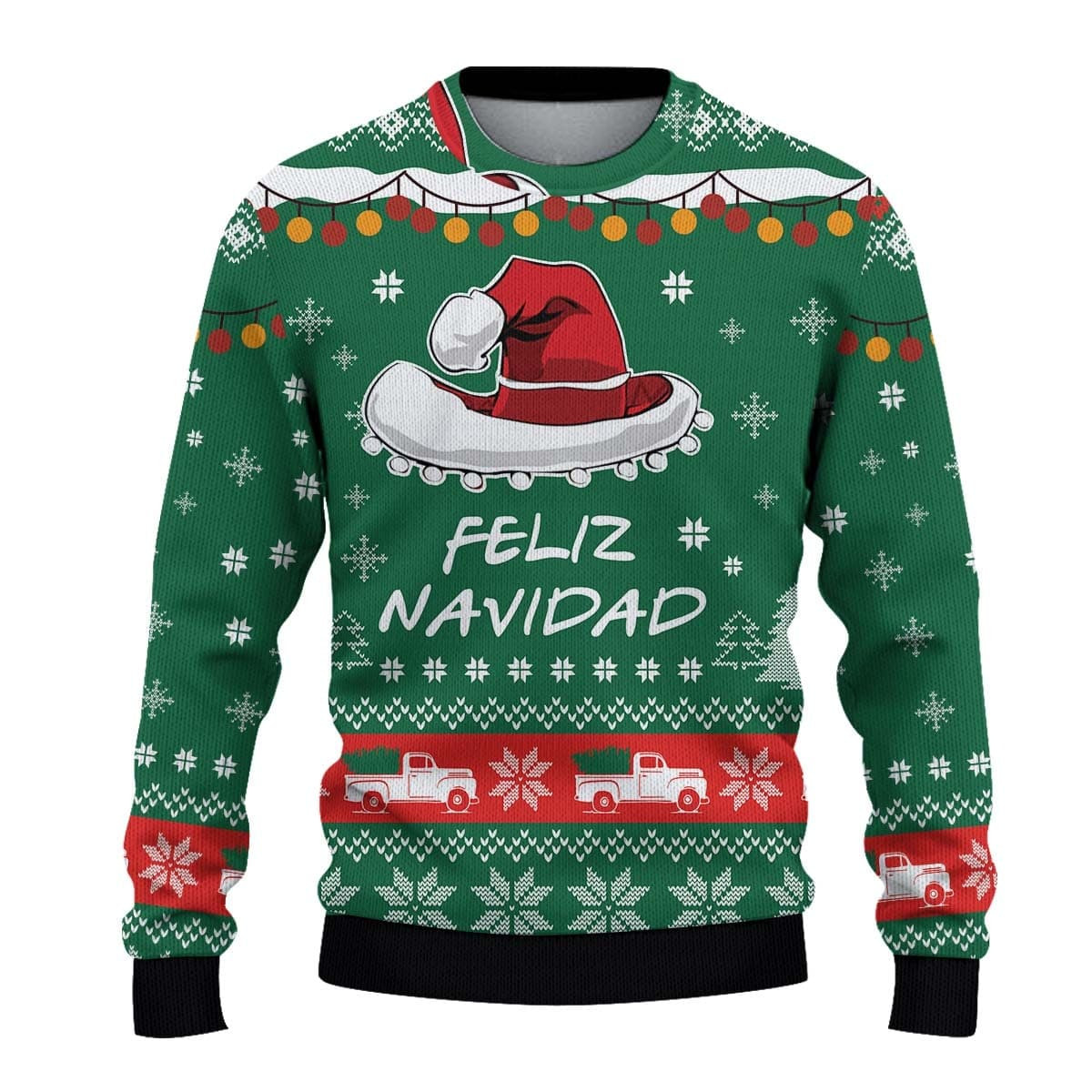 Sombero Feliz Navidad Ugly Sweater, Latin Sweater, Christmas Ugly Sweater, Ugly Sweater, Funny Sweater, Mexican Ugly Sweater, Latin American Ugly Sweater