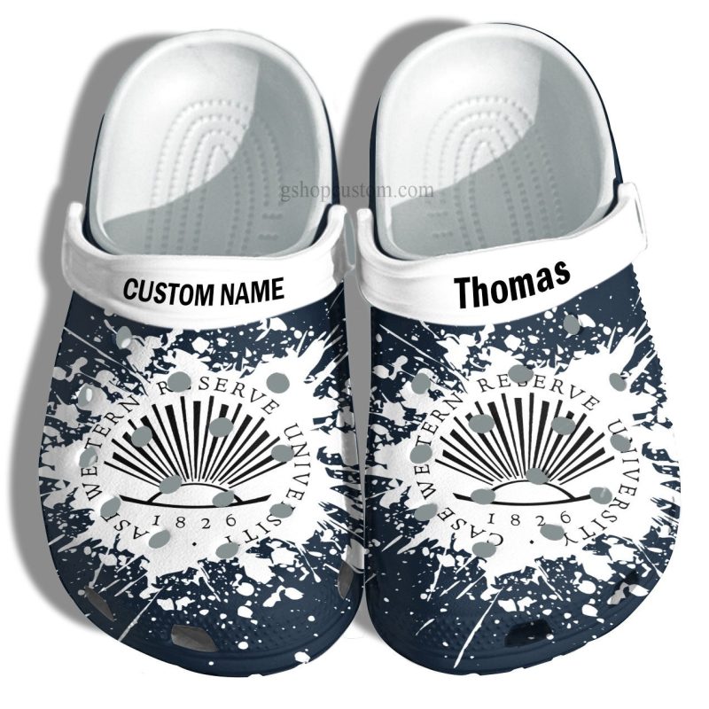 Case Western Reserve University Graduation Gifts Croc Shoes Customize- Admission Gift Shoes