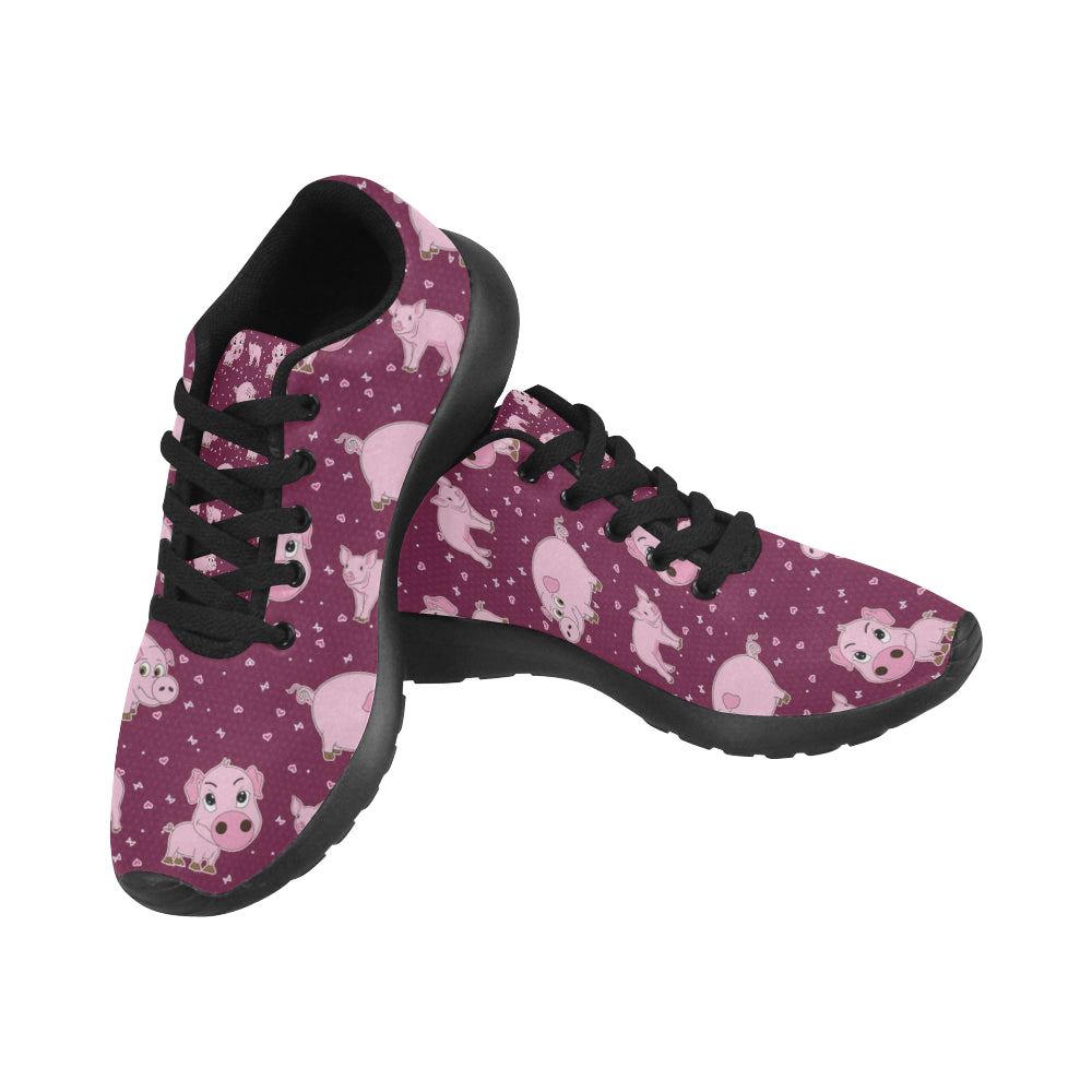 Pig Black Sneakers for Women