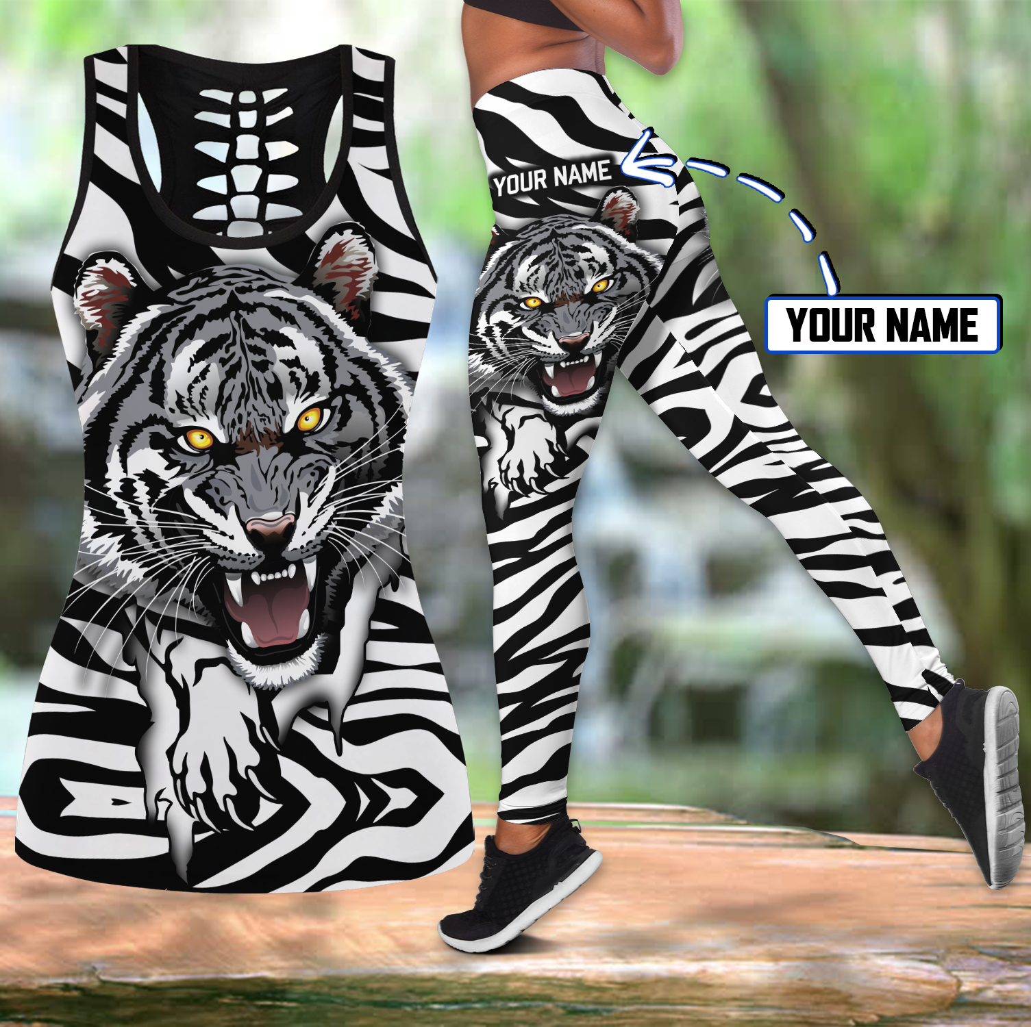 Tmarc Tee Customize Name Tiger Combo Outfit Mh09042102