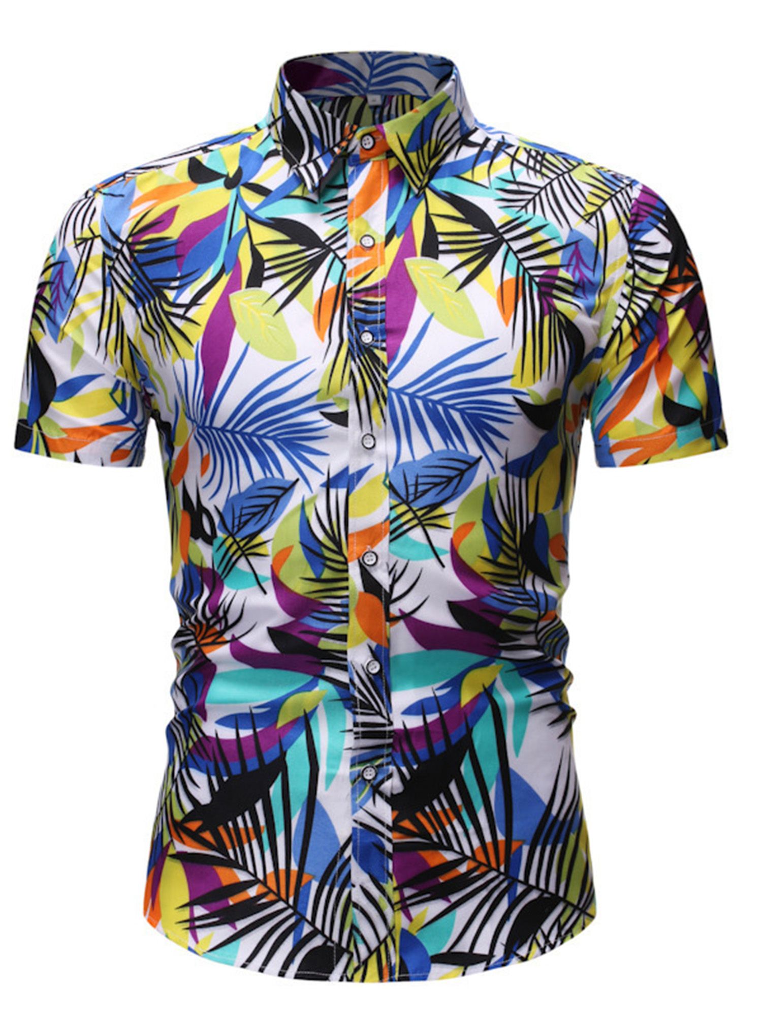 Rose White High Quality Hawaii Shirt Ha53344