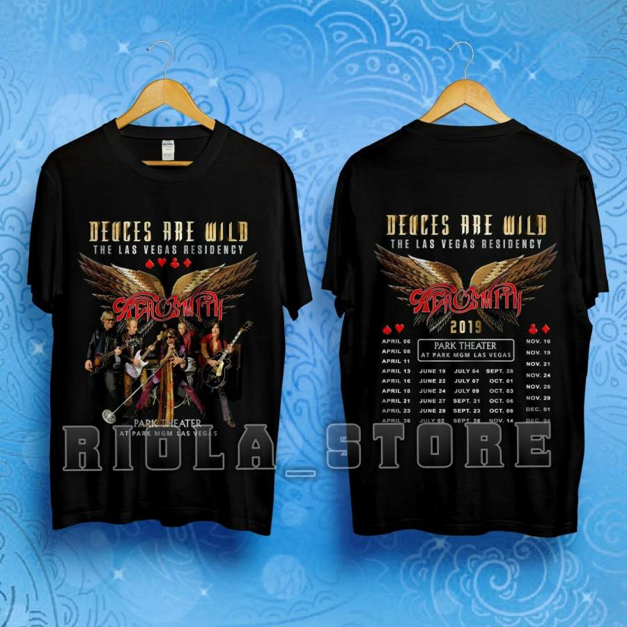 AEROSMITH Dauces Are Wild The Las Vegas Residency T Shirt with New Dates 2019