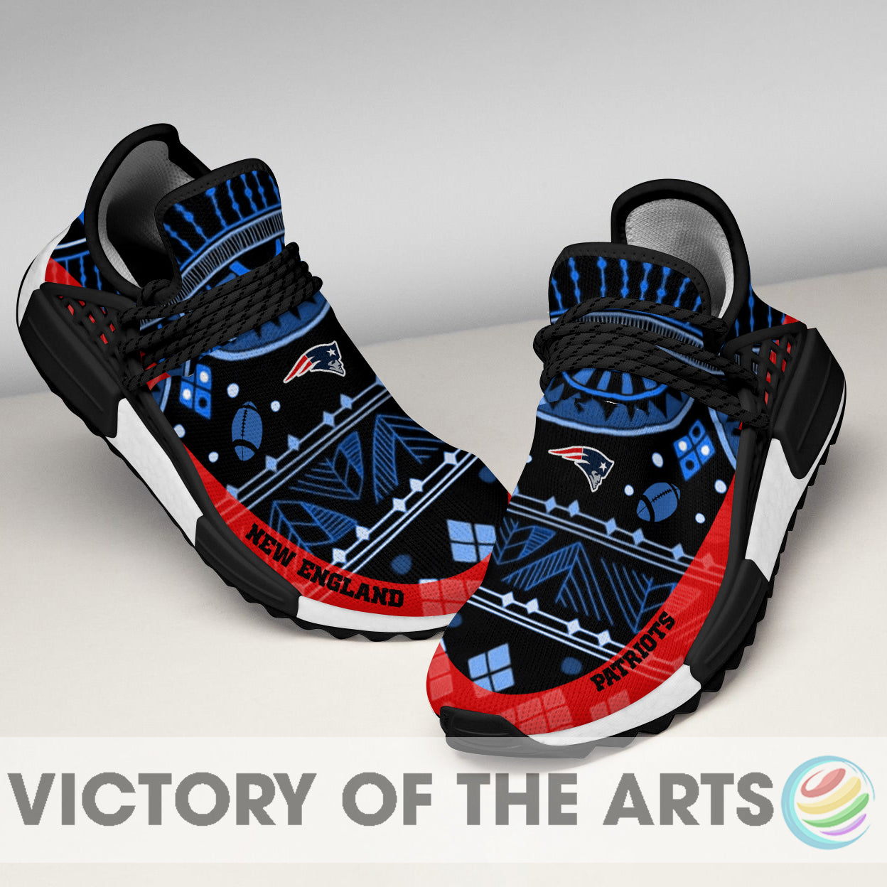 Amazing Pattern Human Race New England Patriots Shoes For Fans