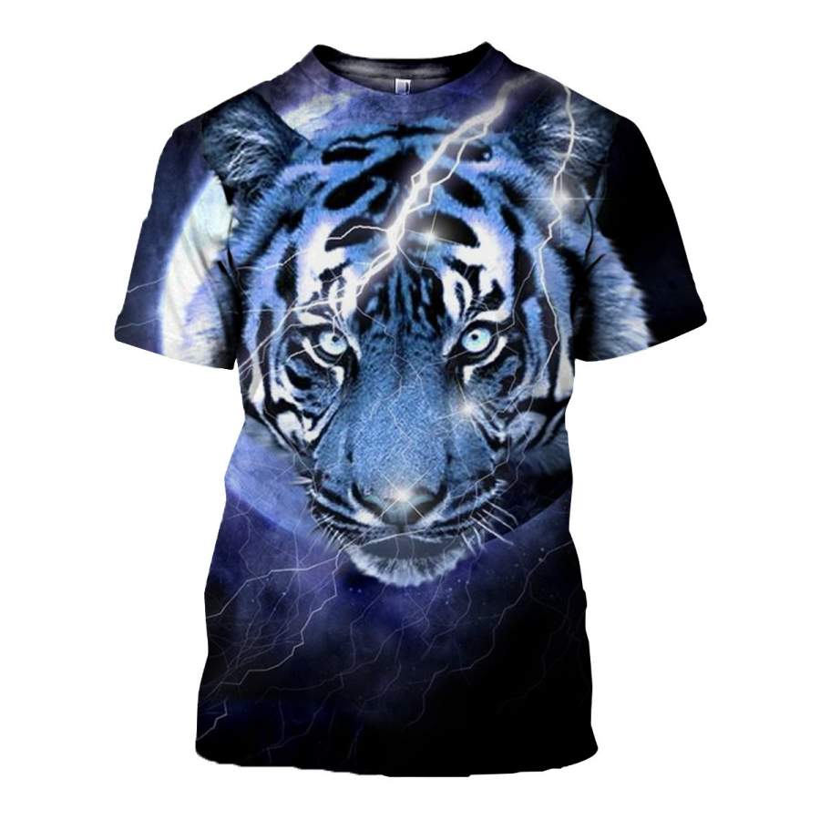 3D All Over Printed Tiger T Shirt Hoodie 51201922