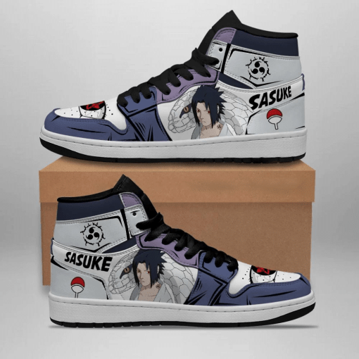 Sasuke Sneakers Sneakers For Fan Anime Air Jordan Shoes Sport