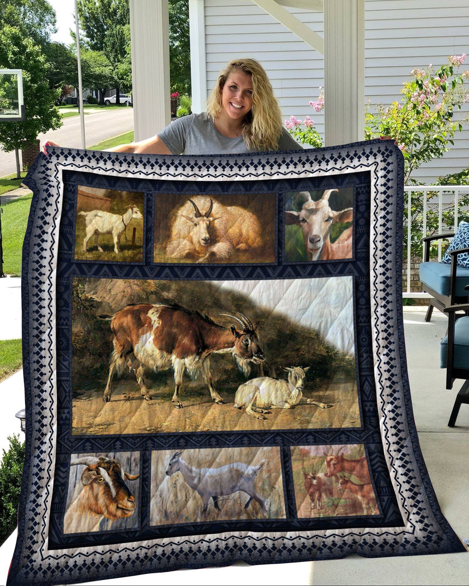 GOAT 2 3D Quilt Blanket HGM34