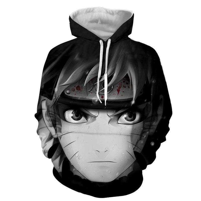 Animood Narutopedia - Naruto Hoodie - Naruto Cool Black - Naruto Jacket