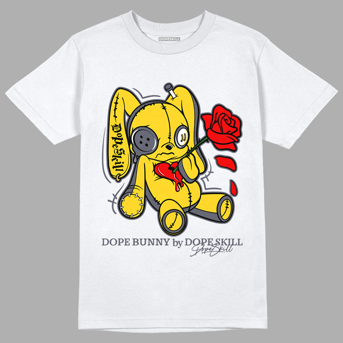 Jordan 4 Lightning Dopeskill T-Shirt Dope Bunny Graphic