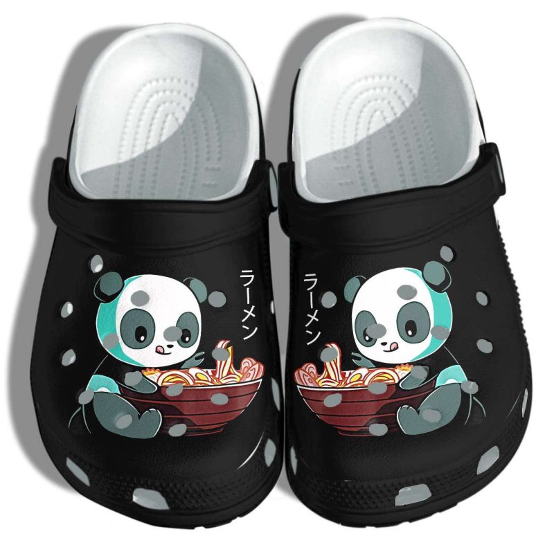 Anime Panda Noodle Japan Who Love Panda Crocband Clog Shoes