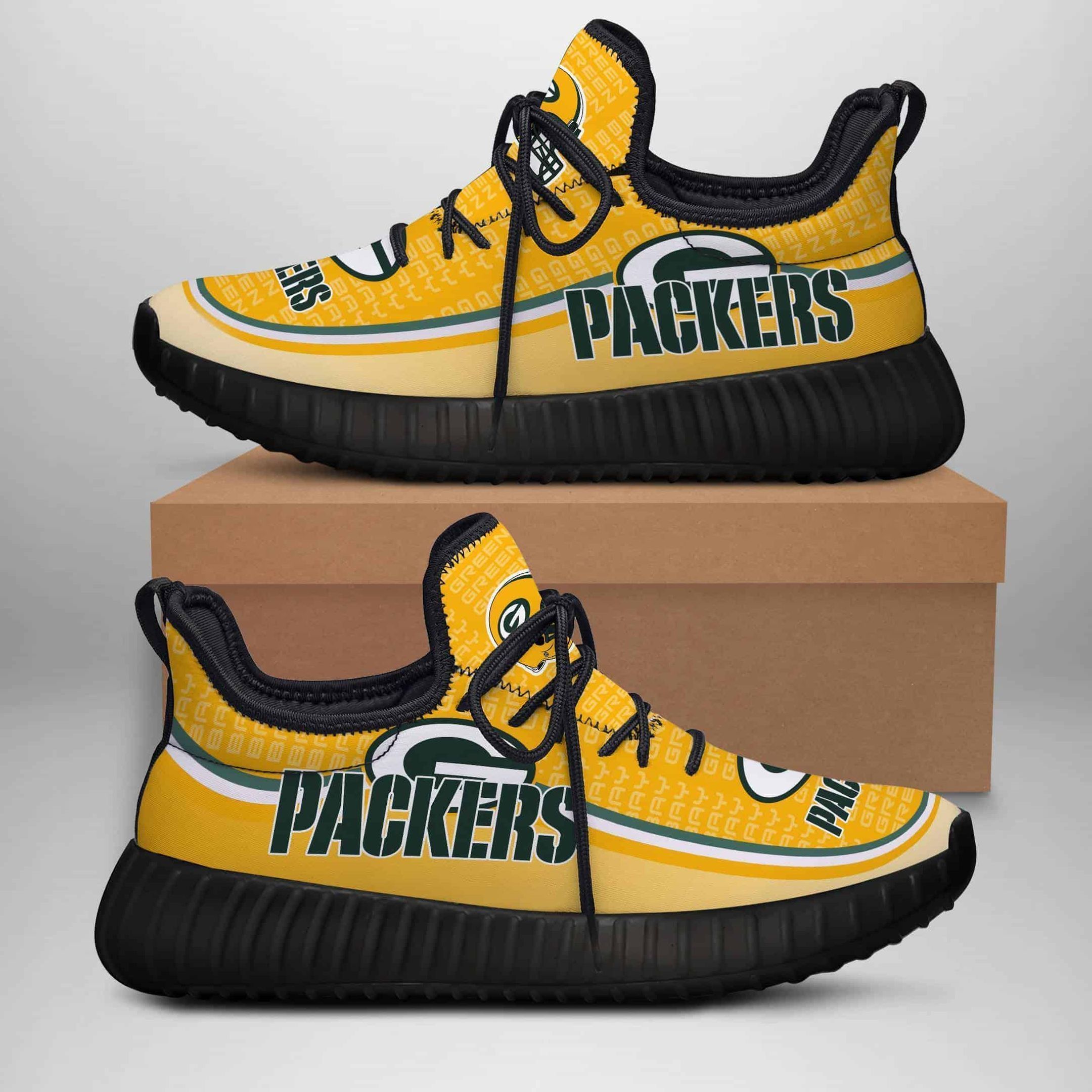 Green Bay Packers Yeezy Sneakers Custom Shoes