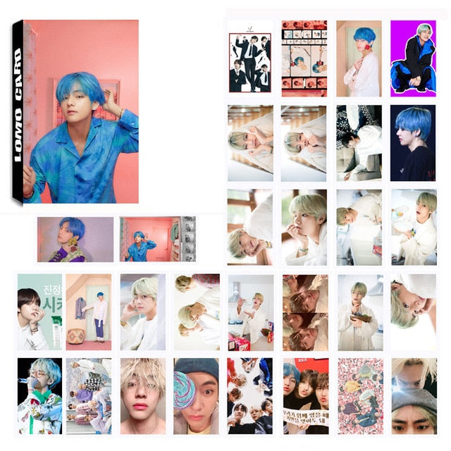 30Pc Kpop Bts  Bangtan Boys Album Soul Persona Self Made Of Paper Cards Poster Photocard Lomo Cards Jungkook V Suga Jimin Rm Jhope