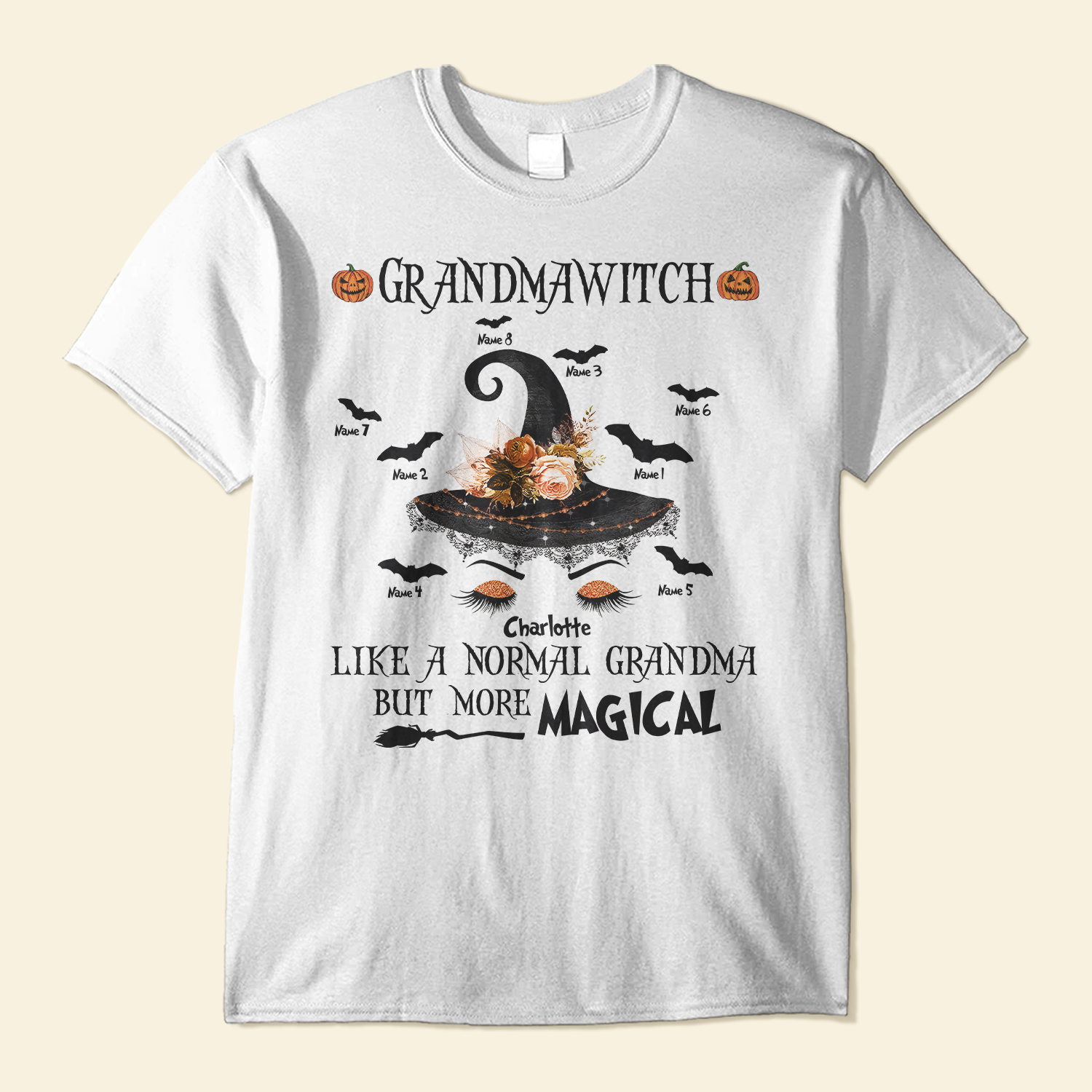 Grandmawitch Normal But More Magical – Personalized Shirt – Gift For Grandmother