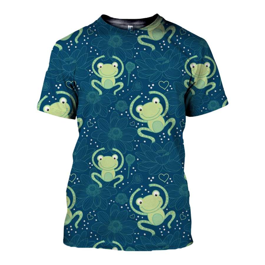 3D All Over Printed Frog T Shirt Hoodie 71201922