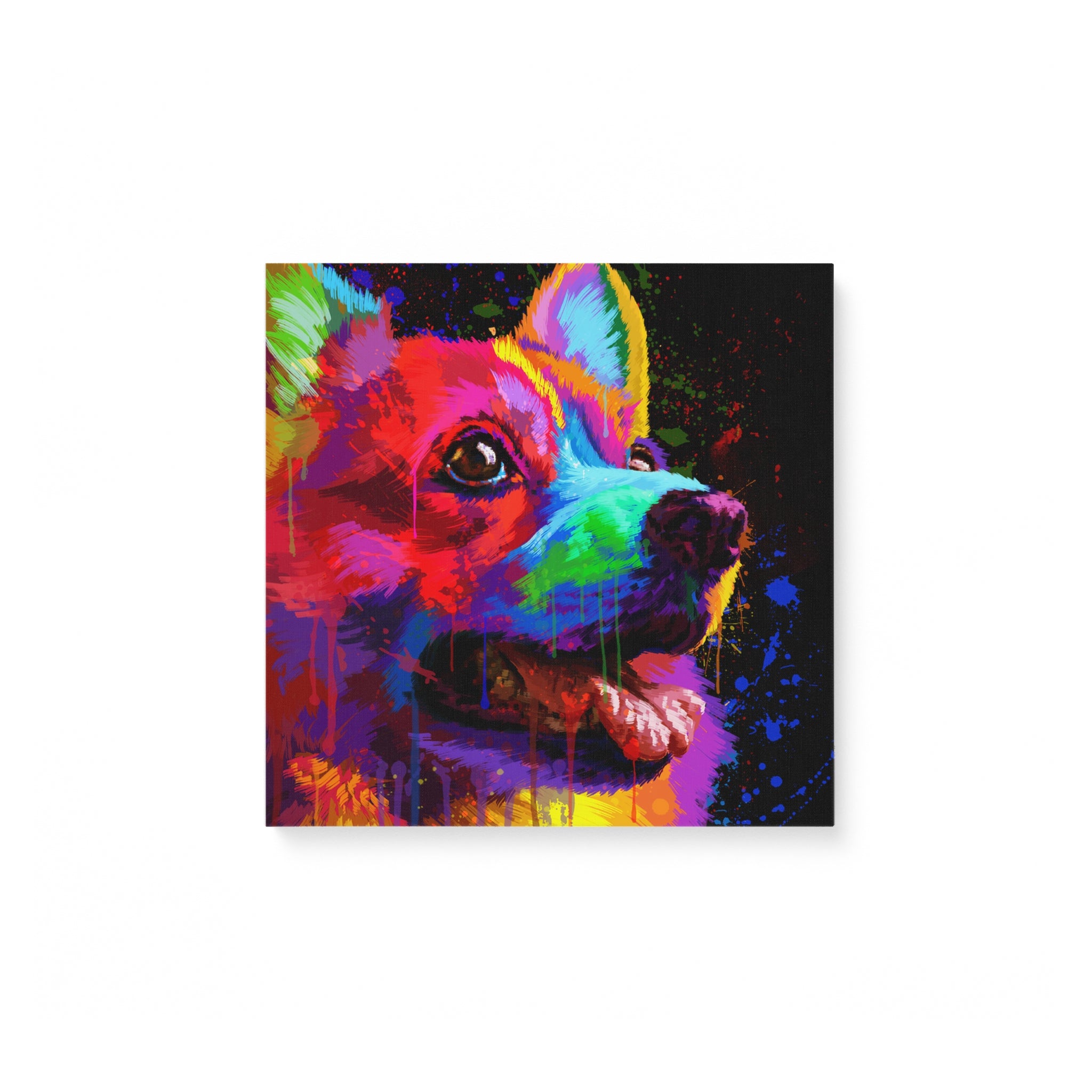 Corgi 2 Water Color – Matte Canvas