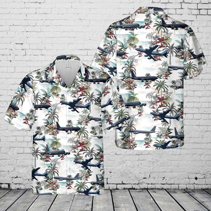 United States Army Air Force Veteran Boeing Kc-135R Hawaiian Shirt | For Men & Women | Adult | Hw7571