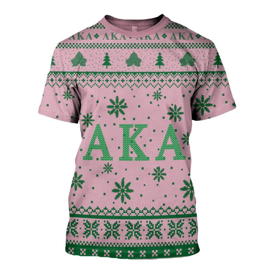 3D ALL OVER ALPHA KAPPA ALPHA UGLY SWEATER 2492019