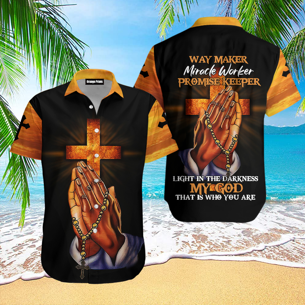 Way Maker Miracle Worker God Hawaii Shirt For Men Women Ha64423