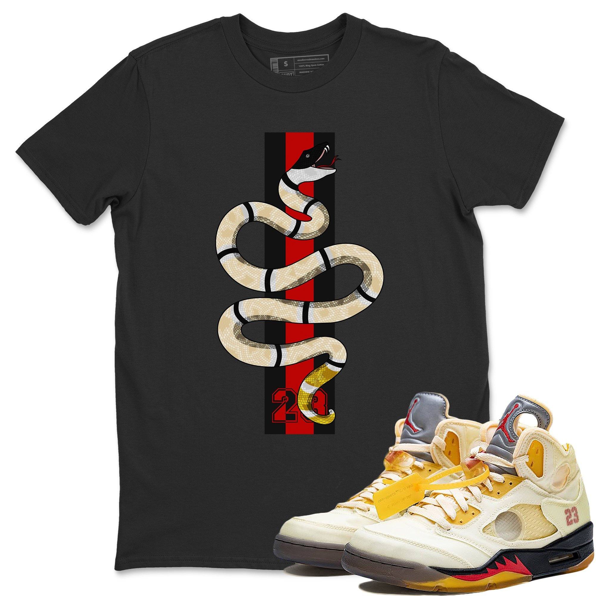 Snake T-Shirt – Air Jordan 5 X Off-White Sail