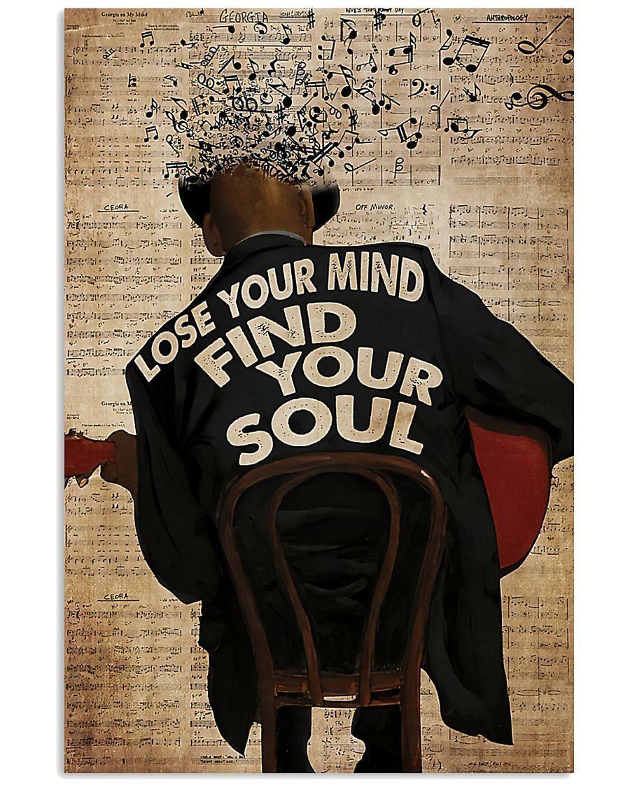 Black Man Lose Your Mind Find Your Soul – Best Idea Gift , Gift For Home Decor, Gift For Family – Horizontal Canvas Matte Canvas Wall Art