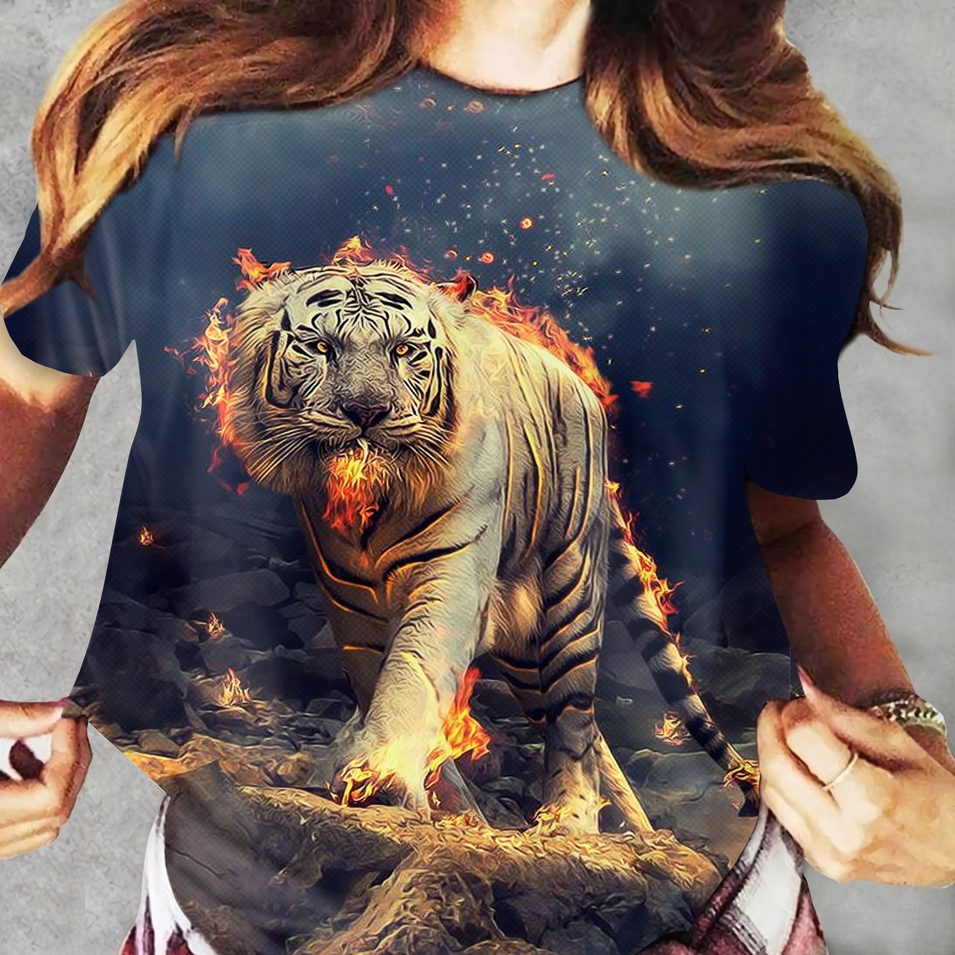 Tiger Ver05 Dadj150721Ltl Unisex 3D T-Shirt All Over Print