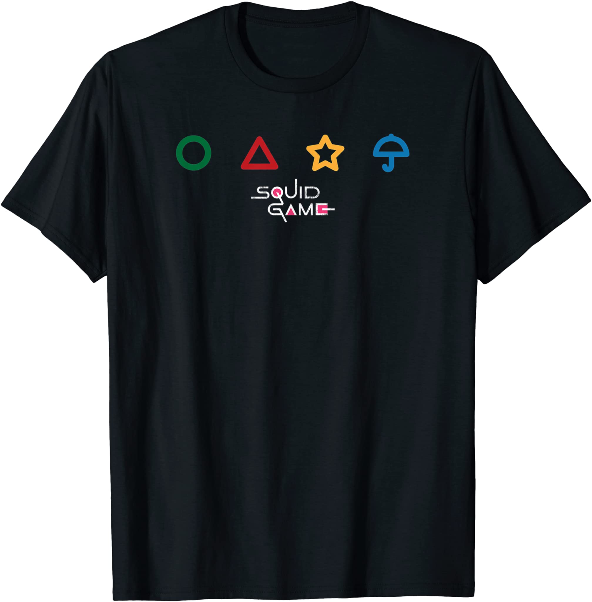 Squid Game Colored Icon Logo T-Shirt