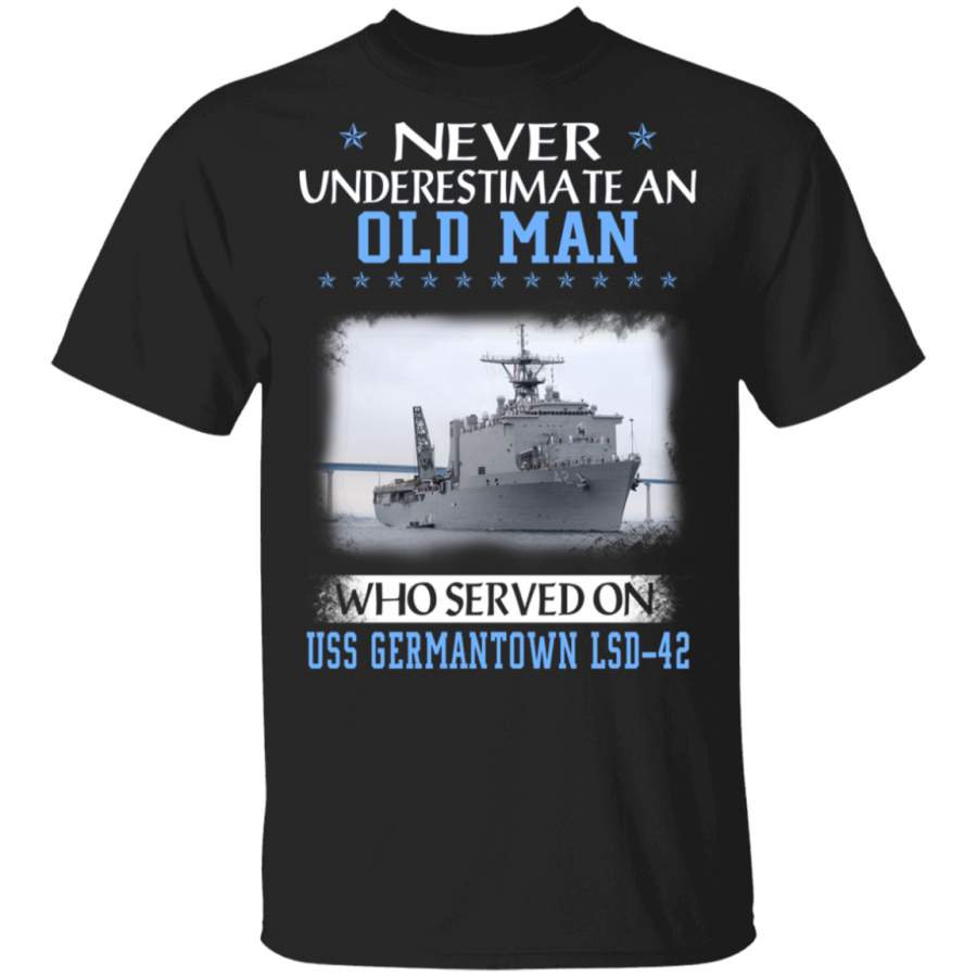 USS Germantown LSD-42 Veterans Day Christmas Gift T-Shirt