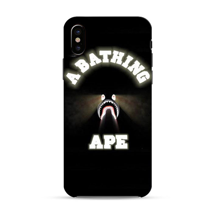 A Bathing Ape Shark Glow In The Dark iPhone X 3D Case