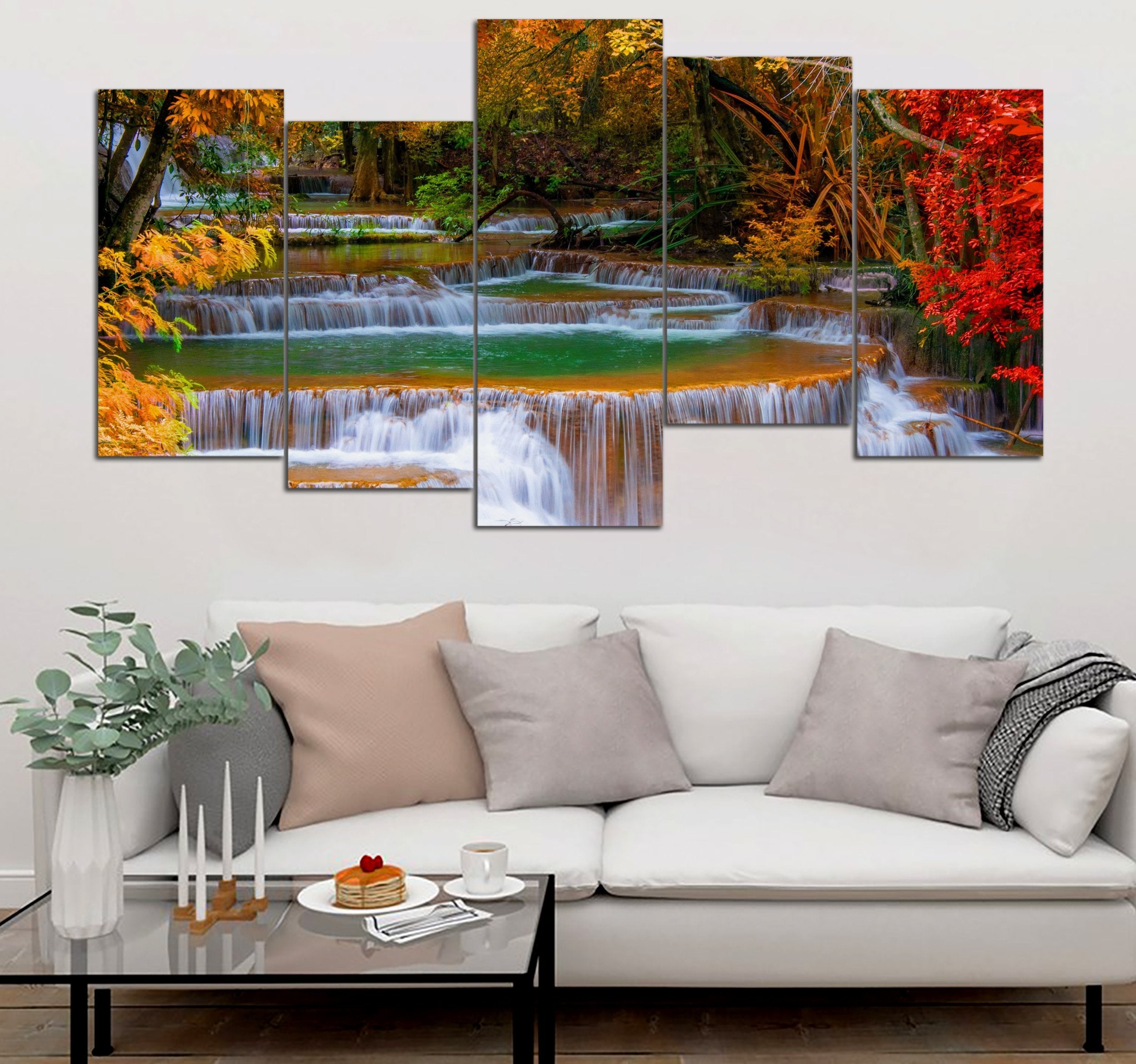 4-Piece Nature Printed Canvas Wall Art