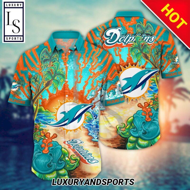 Miami Dolphins Aloha Island Hawaii Shirt