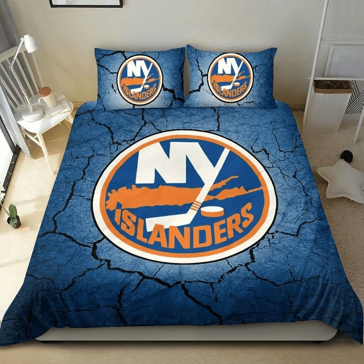 New York Islanders Bedding Set, Quilt, Fleece Blanket W140907